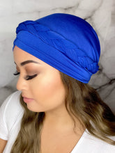 Load image into Gallery viewer, Royal Blue Headwrap
