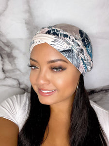 Headwraps - Blue Tropical Headwrap