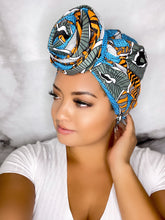 Load image into Gallery viewer, Turbans - Asamawati African Flower Turban
