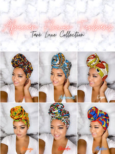 Turbans - Asamawati African Flower Turban