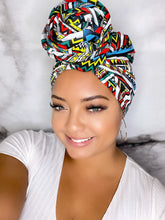 Load image into Gallery viewer, Turbans - Ekundu African Flower Turban
